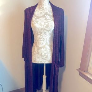 LuLaRoe Sarah long cardigan size M